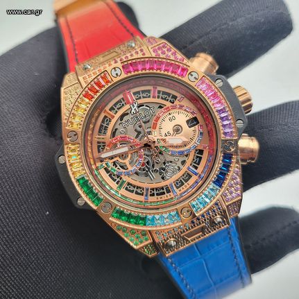 Hublot big bang αντιγραφο Unico Rainbow replica rolex 4A