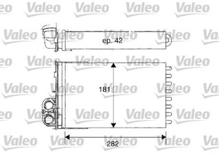 Εναλλάκτης θερμότητας, θέρμανση εσωτερικού χώρου VALEO 812181