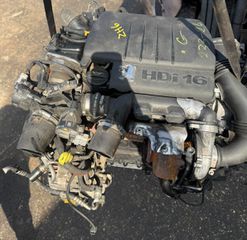ΜΗΧΑΝΗ (ΚΙΝΗΤΗΡΑΣ) ΜΕ ΚΩΔΙΚΟ 9H01 - 9HZ 1600cc HDi DV6TED4 109ps DIESEL PEUGEOT 207 2006-2014-thumb-1
