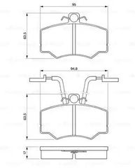 ΤΑΚΑΚΙΑ ΕΜ. ALFA ROMEO 33 (BOSCH) WVA 21271