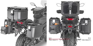 ΒΑΣΕΙΣ ΠΛΑΪΝΩΝ ΒΑΛΙΤΣΩΝ  OBK PLO2159CAM ΓΙΑ YAMAHA TRACER 9/GT '21-'23 | GIVI