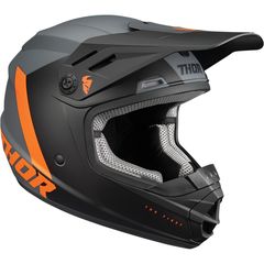 ΚΡΑΝΟΣ ΠΑΙΔΙΚΟ MX YOUTH SECTOR CHEV CHARCOAL/ORANGE HELMET | THOR