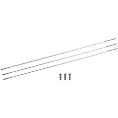 ΑΚΤΙΝΕΣ ZIPP 248mm ΤΕΜΑΧΙΟ ΜΕ ΚΑΨΟΥΛΙ CX-RAY STRAIGHT-PULL EXTERNAL ΑΣΗΜΙ
