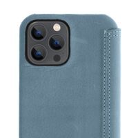 Minim (MM-10340) Minim Book Case - Light Blue, Apple iPhone 13 Pro Max