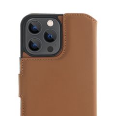 Minim (MM-10349) Minim 2 in 1 Wallet Case - Light Brown, Apple iPhone 13 Pro