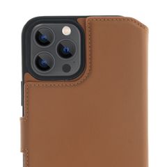 Minim (MM-10352) Minim 2 in 1 Wallet Case - Light Brown, Apple iPhone 13 Pro Max