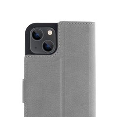 Promiz (PZ-10343) Wallet Case - Light Grey,  Apple iPhone 13 Mini