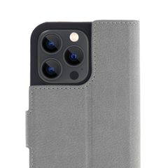 Promiz (PZ-10349) Wallet Case - Light Grey, Apple iPhone 13 Pro