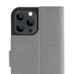 Promiz (PZ-10352) Wallet Case - Light Grey, Apple iPhone 13 Pro Max