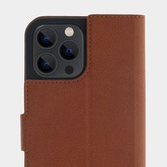 Promiz (PZ-10353) Wallet Case - Brown, Apple iPhone 13 Pro Max