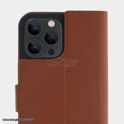 Promiz (PZ-10353) Wallet Case - Brown, Apple iPhone 13 Pro Max