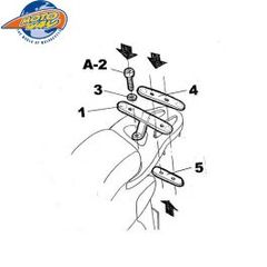 ΑΞΕΣΟΥΑΡ SHAD H0A10T SPECIFIC KIT HON/@125/150 (00-05)