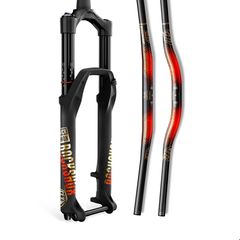 ΑΥΤΟΚΟΛΛΗΤΑ ROCKSHOX PIKE/LYRIK/YARI/DOMAIN/REVELATION 2018+ TROY LEE DESIGNS 35MM GOLD/ORANGE MY18