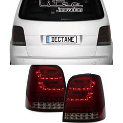 ΦΑΝΑΡΙΑ ΠΙΣΩ LITEC LED taillights VW Touran 2003+_ red/smoke