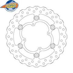 ΔΙΣΚΟΠΛΑΚΕΣ SBS/5054 260X95X3,0X4X6,5 ΕΜΠΡ  KTM E-SM/SX/XC250'14-/350'12-