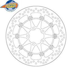 ΔΙΣΚΟΠΛΑΚΕΣ SBS/5093 320X69X5,0X5X10,5 ΕΜΠΡ  GSX-R600,750,1000'97-02,GSX-R1300HAYABUSA'99-07