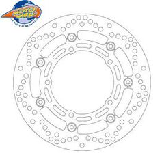 ΔΙΣΚΟΠΛΑΚΕΣ SBS/5118 298X132X5,0X5X8,5 ΕΜΠΡ  MT-03'16-17,FAZER600'04-08,MT-03 660'06-13,