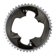 ΔΙΣΚΟΣ ΦΥΛΛΟ SRAM ROAD 46T 107BCD 2X12 FORCE POLAR GREY WITH COVER PLATE