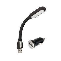 Λάμπα LED USB με αντάπτορα παροχής ρεύματος 12/24V