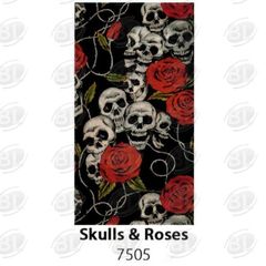 ΜΠΑΛΑΚΛΑΒΕΣ ΛΑΙΜΟΥ ΣΩΛΗΝΑ  MODEKA 110630 SKULL &  ROSES - (ΓΕΡ)