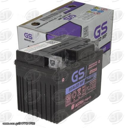 ΜΠΑΤΑΡΙΕΣ  GS  YTZ5S  GEL (GTZ5S)  (10) (Χ/Ε) YMH CRYPTONX 135 - (ΤΑΙ)