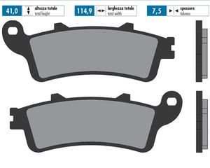 ΣΕΤ ΤΑΚΑΚΙΑ POLINI RACING (PH247) (FA261HH)