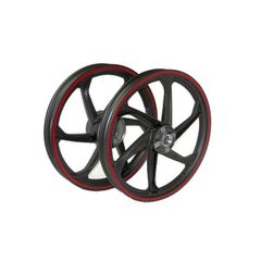 ΤΡΟΧΟΙ ΑΛΟΥΜ HND INNOVA  6-ΜΠ/ΣΟΙ TUBELESS X1-R ΜΑΥΡ/ΚΟΚ  (XR6-109322575) - (ΜΑΛ)
