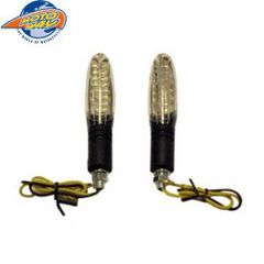 ΦΛΑΣ ΜΟΤΟΣΥΚΛΕΤΩΝ MINI/U7145 LED ΚΑΘΑΡΑ ΚΡΥΣΤ  ΒΑΣΗ CARBON ΚΟΝΤΟ ΜΠΡΑΤΣΟ