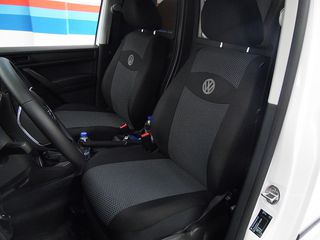Καλύμματα καθισμάτων μαύρο πικέ για VW Caddy III 2nd Facelift 6τμχ