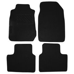 Πατάκια δαπέδου μοκέτας Velgum μαύρη για Isuzu D-Max II 2D Extended Cab 4τμχ