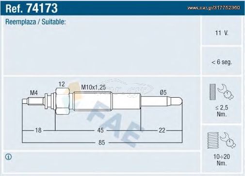 E 74173 FAE