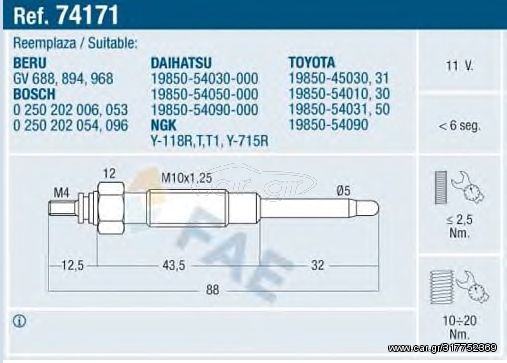 E 74171 FAE