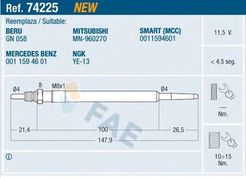 E 74225 FAE