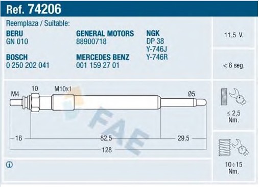 E 74206 FAE