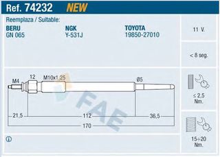 E 74232 FAE