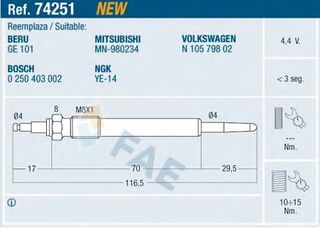 E 74251 FAE