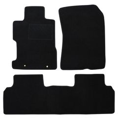 Πατάκια δαπέδου μοκέτας Tuft ανθρακί για Honda Civic (VIII) 4D 3τμχ