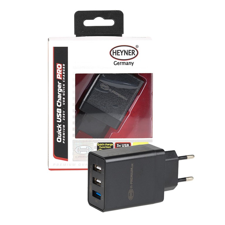 Φορτιστής Heyner Quick USB Charger PRO 3A