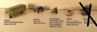 ΑΥΤΟΚΙΝΗΤΑ ΣΕ ΚΛΙΜΑΚΑ 1:87
