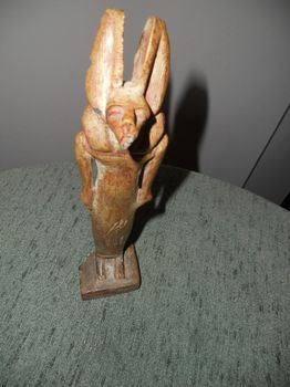 Αγαλματίδιο που παριστάνει τον θεό Άνουβι - χειροποίητο, λίθινο