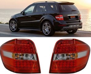 ΦΑΝΑΡΙΑ ΠΙΣΩ LED Taillights MERCEDES M-Class W164 (2005-2008) Red Clear