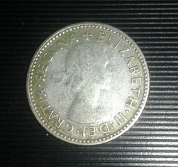 SIXPENCE  1953 ,  AYSTRALIA , silver-thumb-1