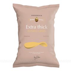 Πατατάκια Inessence Golden Crisps Extra Thick Premium Flavour Potato Chips 125g