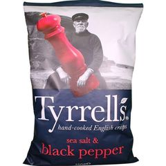 Πατατάκια Tyrrells Sea Salt and Black Pepper 150g