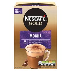 Στιγμιαίο Ρόφημα Καφέ Nescafe Gold Mocha 8x18g