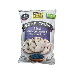Τσιπς Καστανού Ρυζιού Rice Up Bean Chips Black Beluga Lentil Brown Rice 60g