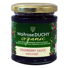 Σάλτσα Βιολογική Waitrose Duchy Original Organic Cranberry Sauce with Port 200g
