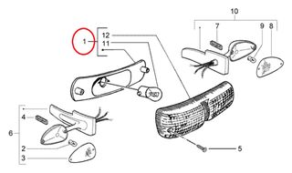 Φανάρι πίσω STOP PIAGGIO TYPHOON-thumb-3