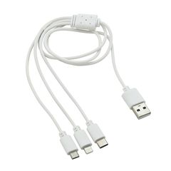 Καλώδιο φόρτισης 3 σε 1 για iPhone / micro USB / USB C