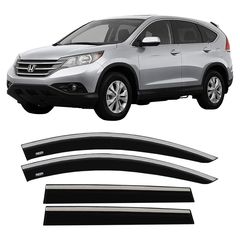 Ανεμοθραύστες Niken εξωτ. τοποθέτησης Chrome για Honda CRV IV 4τμχ